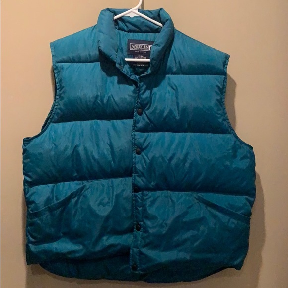lands end goose down vest